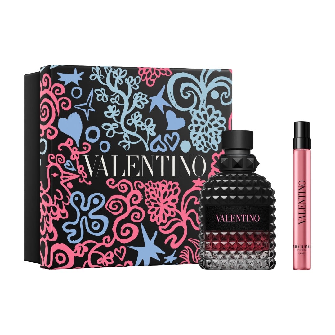 Valentino Beauty Born In Roma Uomo Eau De Parfum Intense Fathers Day Gift Set 50 ml 10 ml Mens Cologne 142$